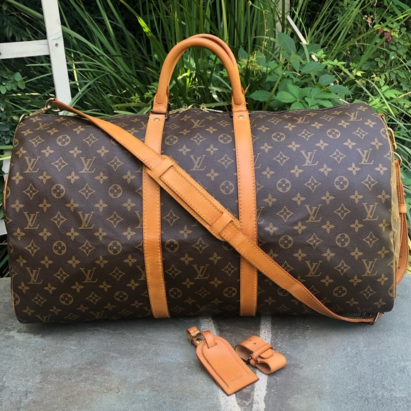 Louis Vuitton Handbags - 💯LV Keepall Bandouliere 55 •W/STRAP & ACCESSORIES